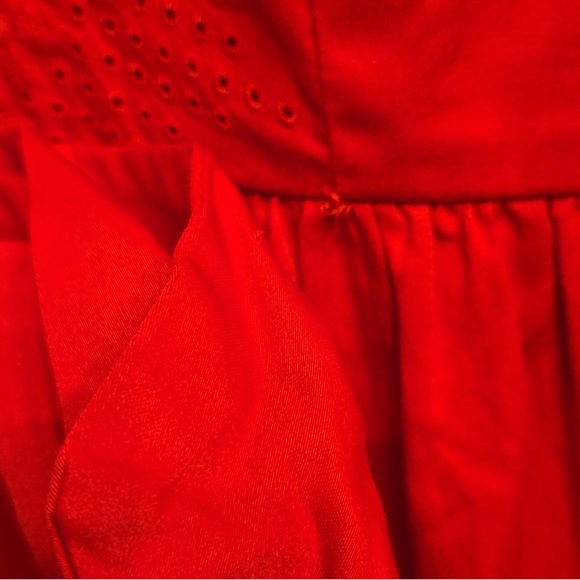 Damson Madder Aria Bow Embroidered Midi Dress EU Size 14/ US Size 10 - Picture 12 of 12